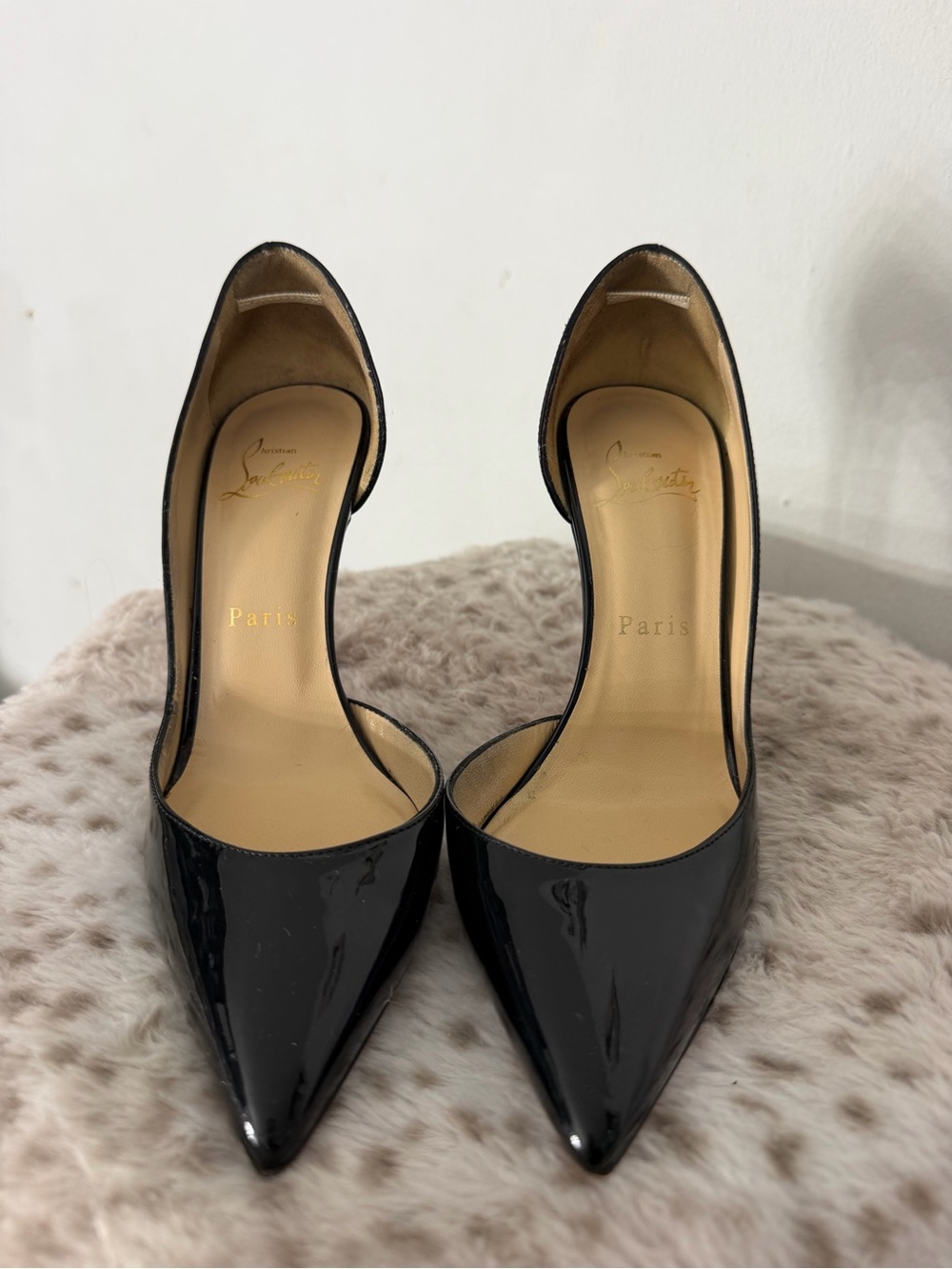 Christian Louboutin
Iriza Patent Open-Side Pump